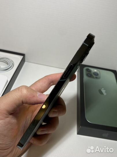 iPhone 13 Pro Max 256гб 99акб, 8 мес. ему, зеленый