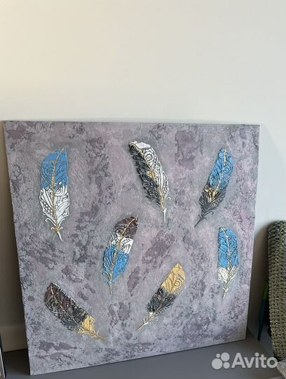 Интерьерная картина текстурная