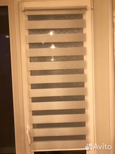 Рулонные шторы день ночь зебра