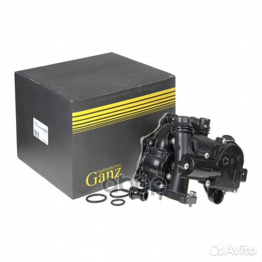 Помпа, водяной насос в сборе с термостатом audi