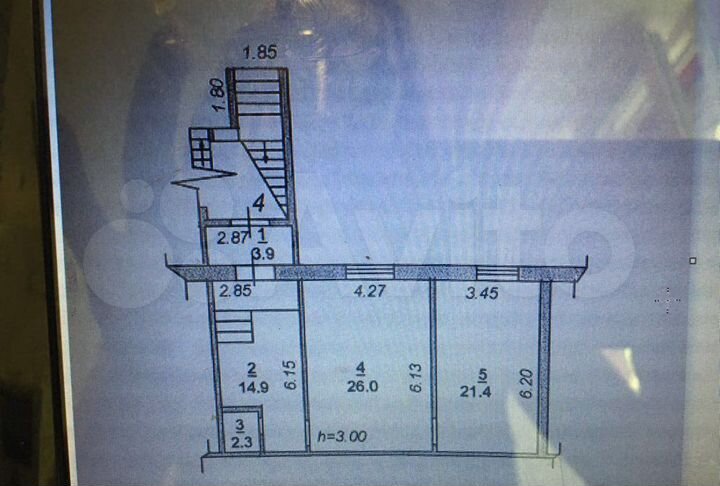 Свободного назначения, 69.5 м²