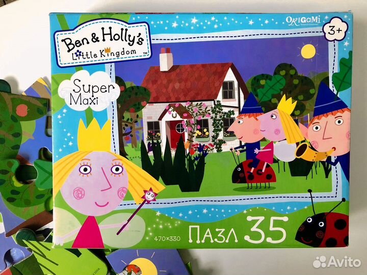 Пазл 35 с крупными деталями Ben and Holly