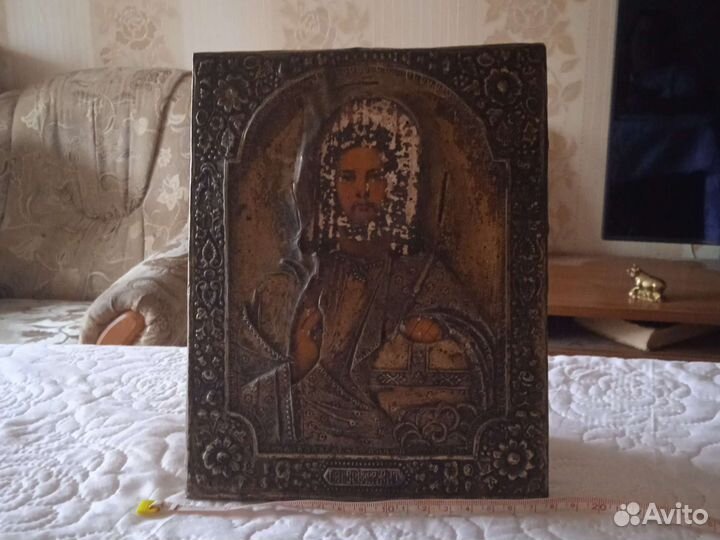 Старинные иконы Господь Вседержитель, живопись