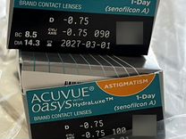 Линзы acuvue oasys astigmatism