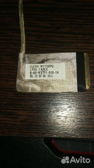 Шлейф матрицы для ноутбука clevo\dns w270hpq\W250H