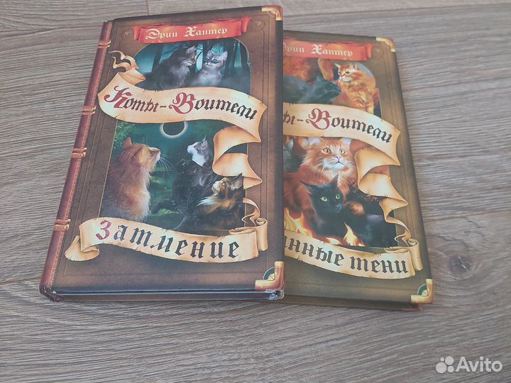 Коты воители 2 книги из 3 цикла