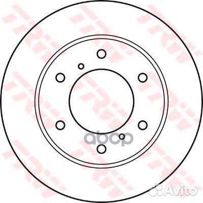 Тормозной диск DF4920 TRW