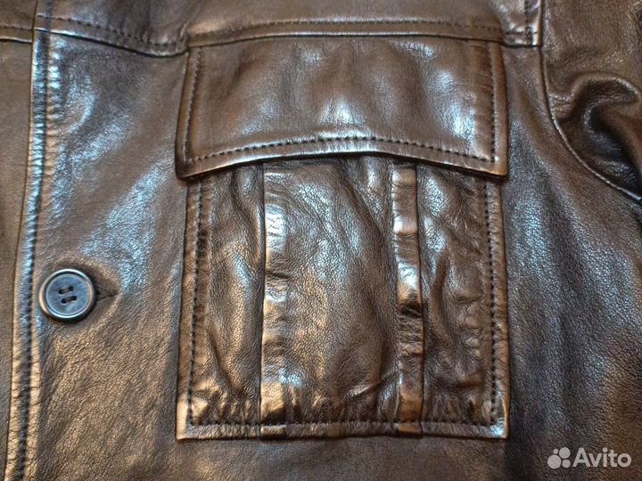 Оригинал Кожаная Куртка Redskins US L