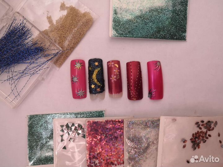 Блёстки для поделок, ногтей, маникюра