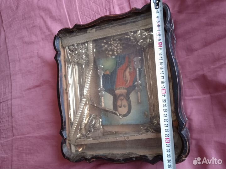 Старинная икона. Господь Вседержитель. 19 век