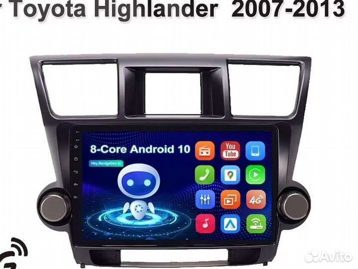 Магнитола для Toyota Highlander 2007-2013
