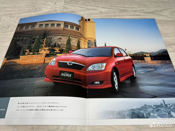 Оригинальный Каталог Toyota Corolla Runx