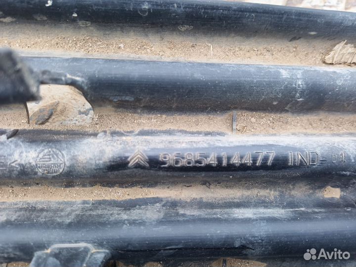 Зимняя решётка в бампер citroen c5 x7