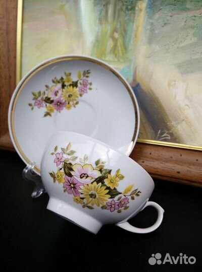 Остатки чайного сервиза Дулёво 1987 года