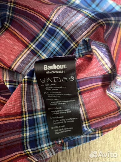 Рубашка barbour xl