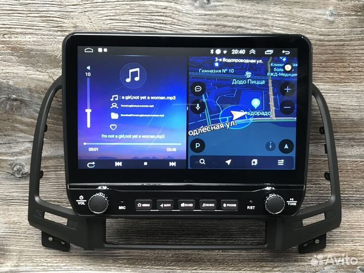 Магнитола на Hyundai Santa Fe