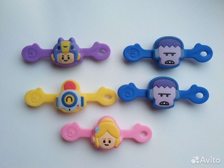 Бравлы Пятерочка 23 шт Редкие Светящиеся