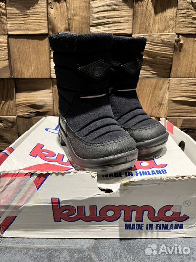 Зимние сапоги для девочки kuoma 22