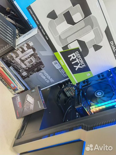 Новый игровой пк i5/3060 с монитором 165 герц
