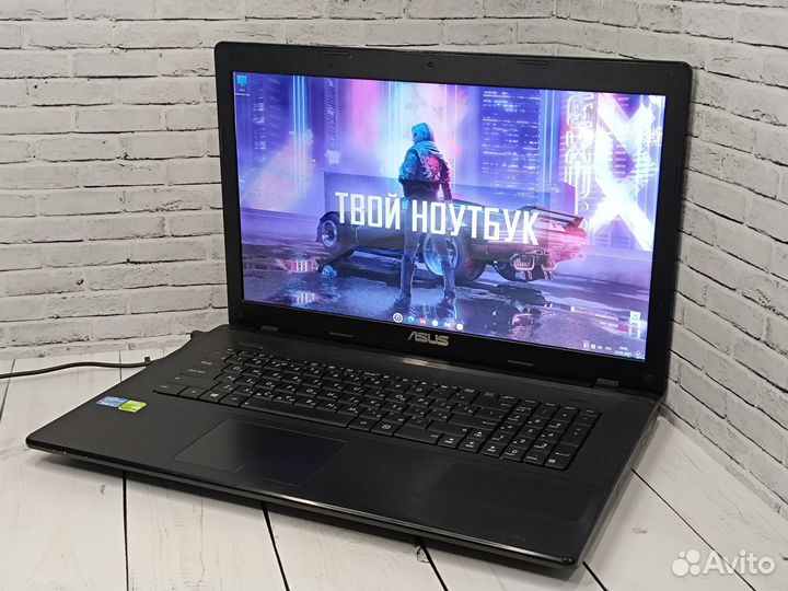 Большой/17.3 ноутбук asus Core i5/8gb/SSD240GB