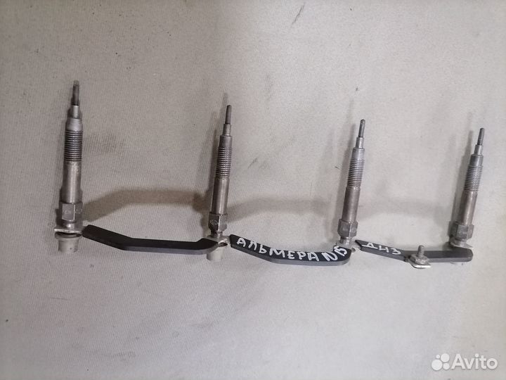 Свечи накала в сборе Nissan Almera N15 дизель 1997