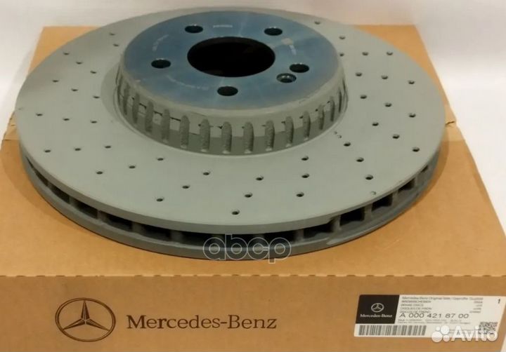 Диск тормозной передний A0004218700 mercedes-benz