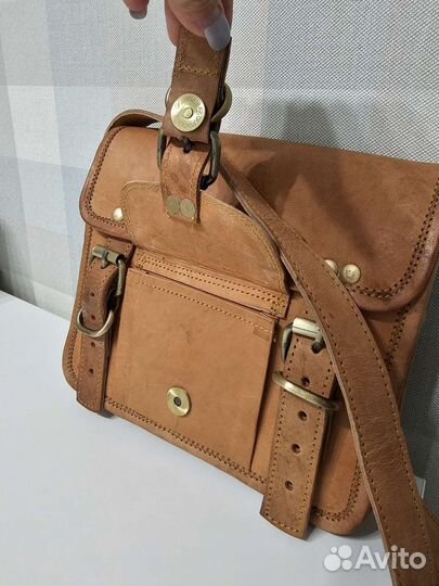 Сумка из натуральной кожи верблюда