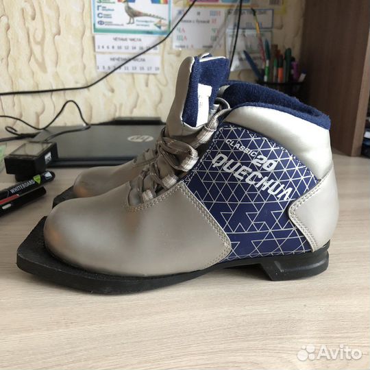 Лыжные ботинки размер 34