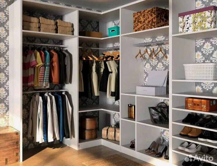 Гардеробная по вашим размерам на заказ