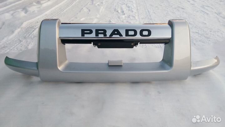 Land Cruiser Prado 120 Накладка на бампер E9GE6