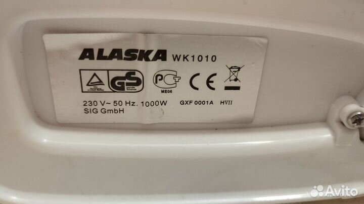 Чайник электрический Alaska WK 1010. 1 л