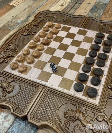Нарды Шахматы Шашки деревянные