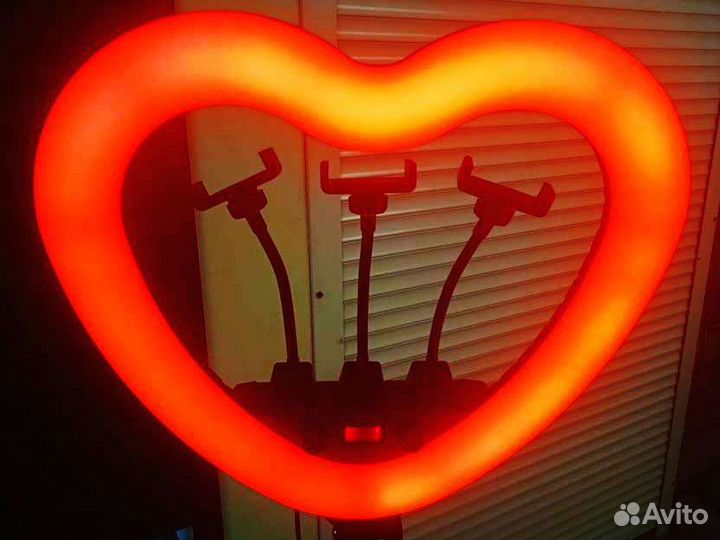Кольцевая Лампа Сердце