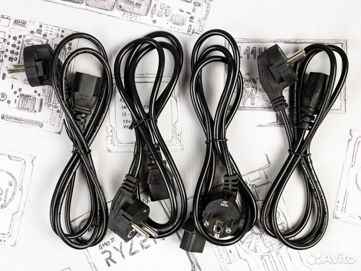 Кабель питания для монитора 220V euro 1.2 м