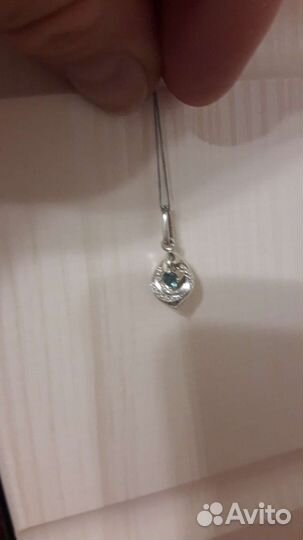 Кулон серебро