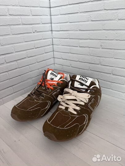 Кроссовки new balance miu miu женские