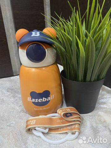 Детский термос с трубочкой. Новый. 450 мл