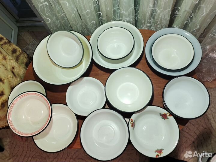 Миска эмалированная СССР