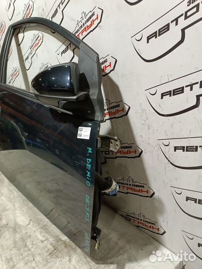 Дверь mazda demio mazda2 DE DE3AS DE3FS DE5FS dejfs D6Y15802XJ передняя правая черный, 41W XA5323