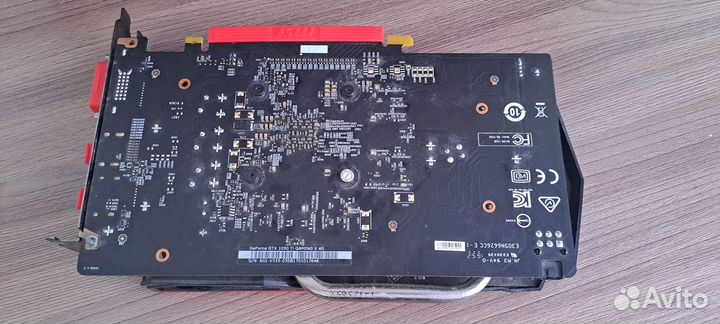 Видеокарта gtx 1050 ti msi