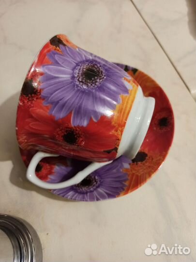 Чашка с блюдцем