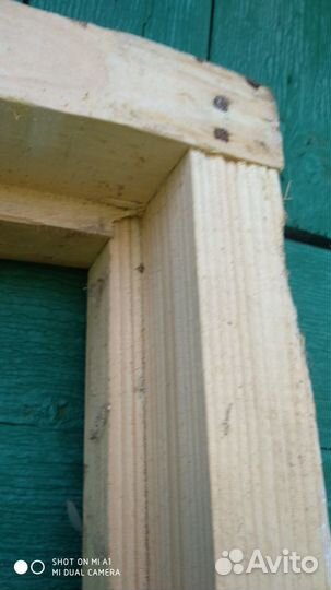 Дверь входная деревянная (доз) с коробкой