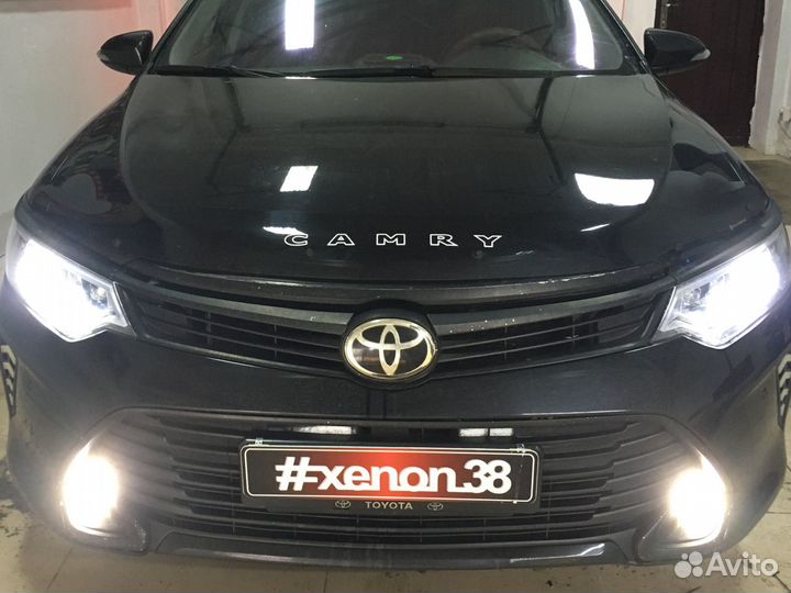 Противотуманные фары на Camry (птф - светодиодные)