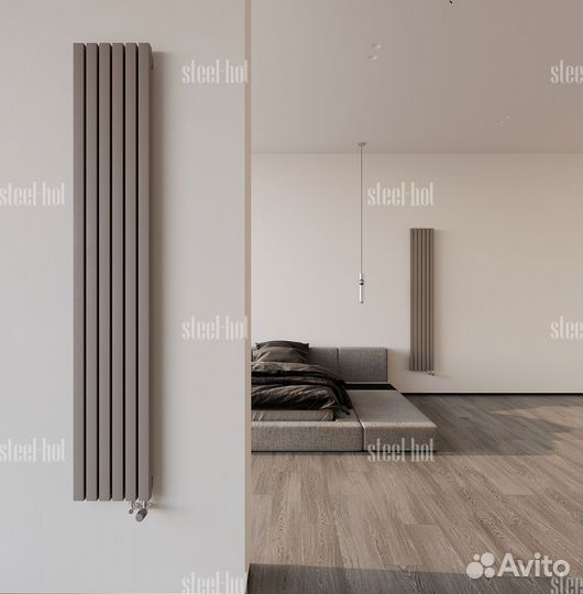 Вертикальный радиатор Steel от производителя