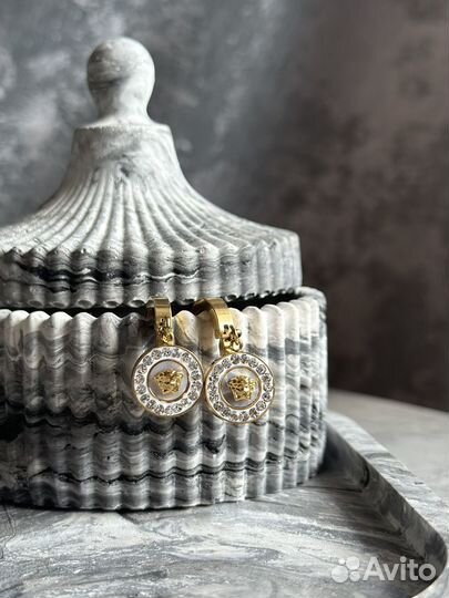 Серьги versace
