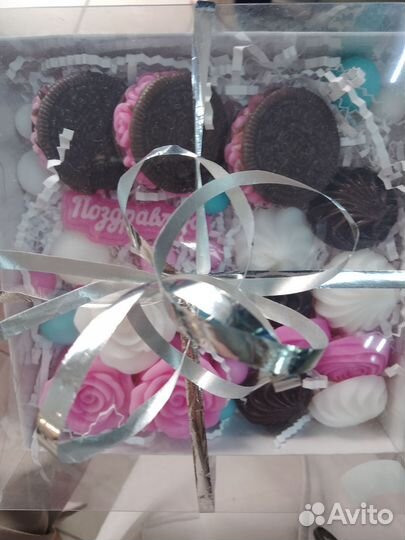 Подарочный набор из сувенирного мыла ручной работы