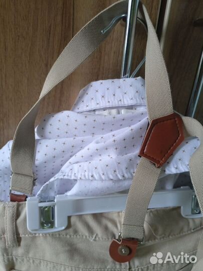 Рубашка+брюки+бабочка+подтяжки