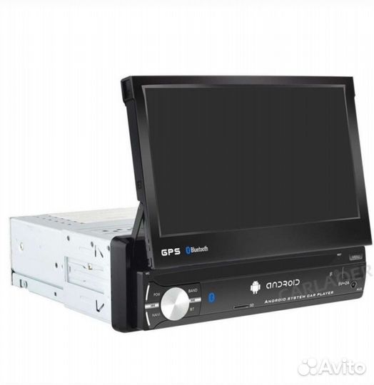 Магнитола с сенсорным выдвижным экраном