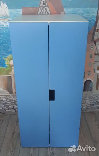 Шкаф в детскую для одежды IKEA стува со штангой