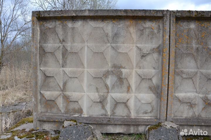 Заборные плиты/Фундаментные блоки